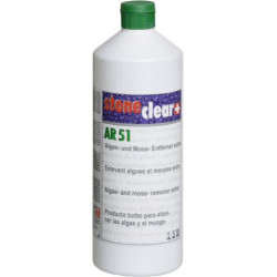 AR 51 Producto turbo para eliminar algas y musgos - Piedra en exterior