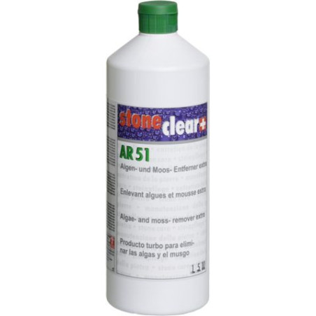 AR 51 Producto turbo para eliminar algas y musgos - Piedra en exterior